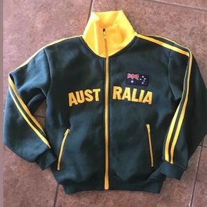 Mr Kangaroo Australia Sweatshirt Full Zip Sz 12